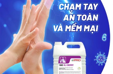 Giữ Đôi Tay Sạch Sẽ Hoàn Hảo Với Dung Dịch Xà Phòng Rửa Tay GMP 190C HL Cherry