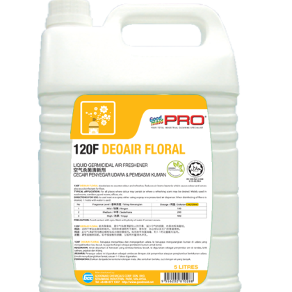 Hóa chất xịt thơm và khử mùi phòng GMP 120F DEOAIR FLORAL