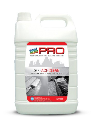 Powerful acidic cleaner & descaler GMP 200 ACL- CLEAN